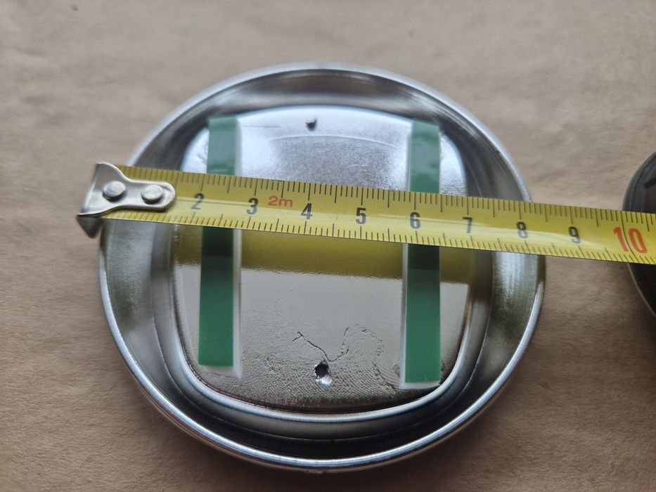 logo emblemat  do Fiata średnicy 8.5cm pasuje na przód i tył