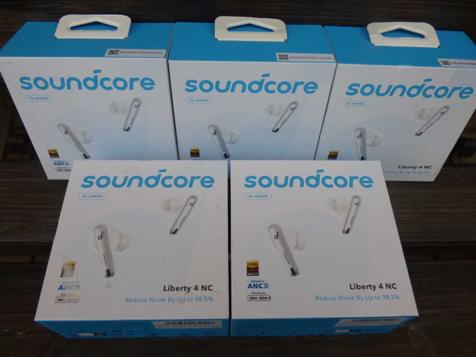 Електрошрот Навушники Anker SoundСore Liberty 4 NC White оригінал