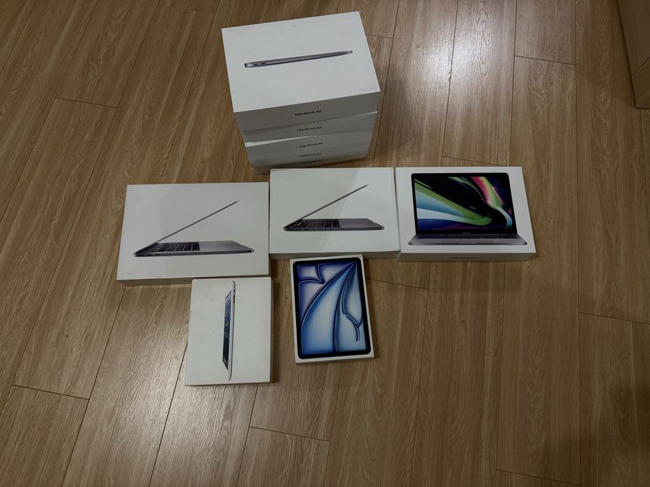 Коробки Apple Macbook Air M1 Space Grey Gold