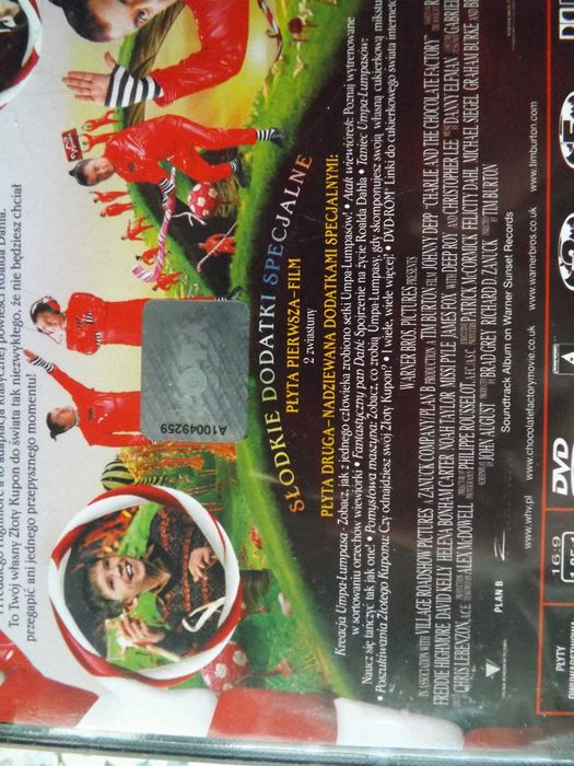 Charlie i fabryka czekolady, Balerina bajki dvd film