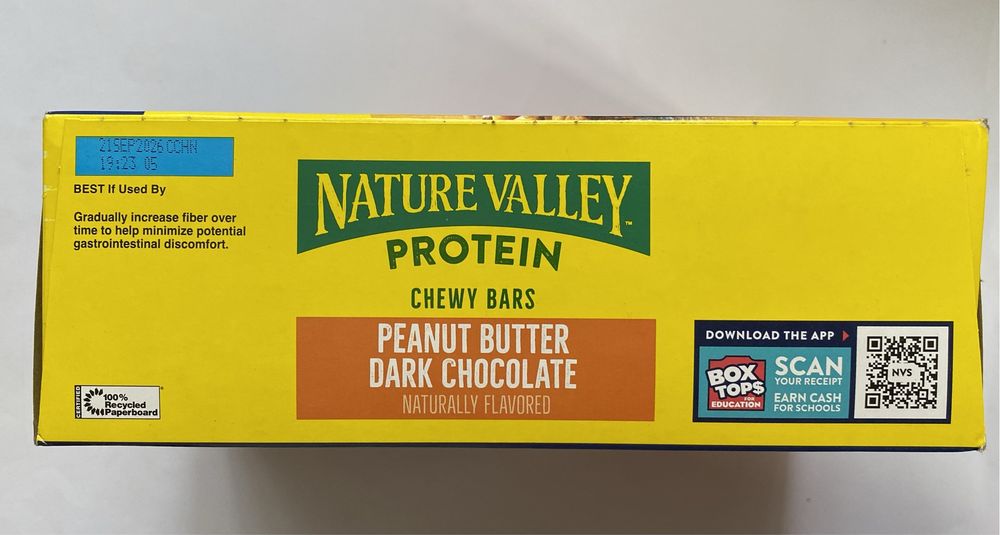 Протеїнові батончики Nature Valley 40 г з США