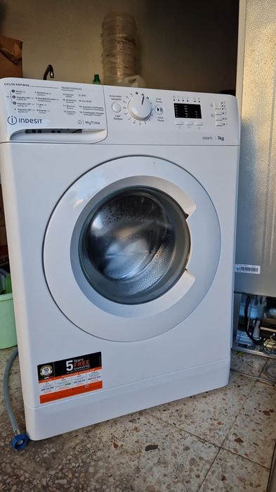 Máquina de Lavar Roupa INDESIT MTWA 71252 S WPT (7 kg - 1200 rpm)