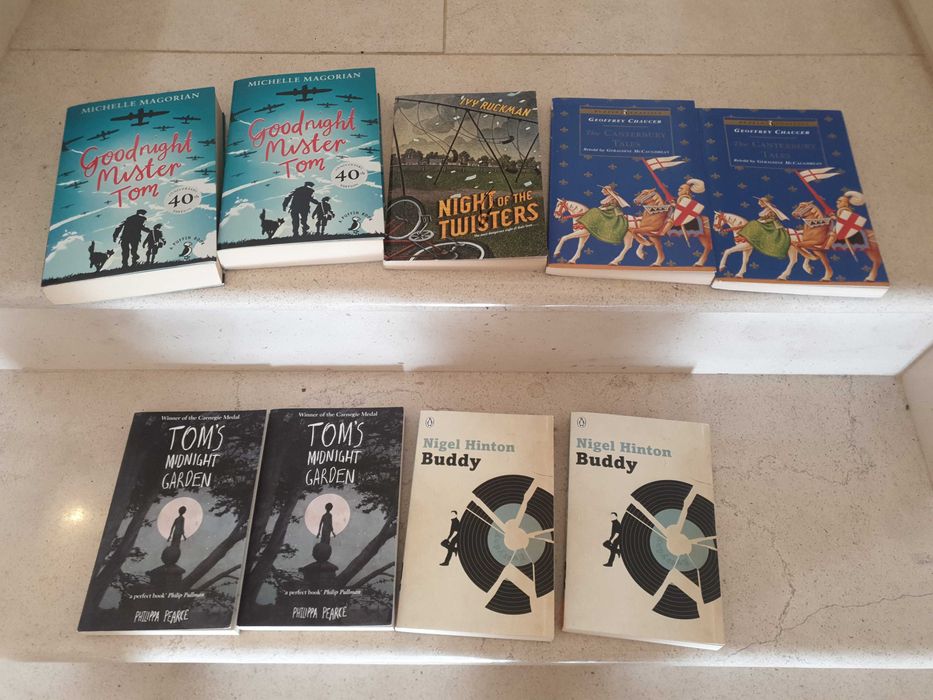 Livros infantis em inglês (currículo escolar do Reino Unido)