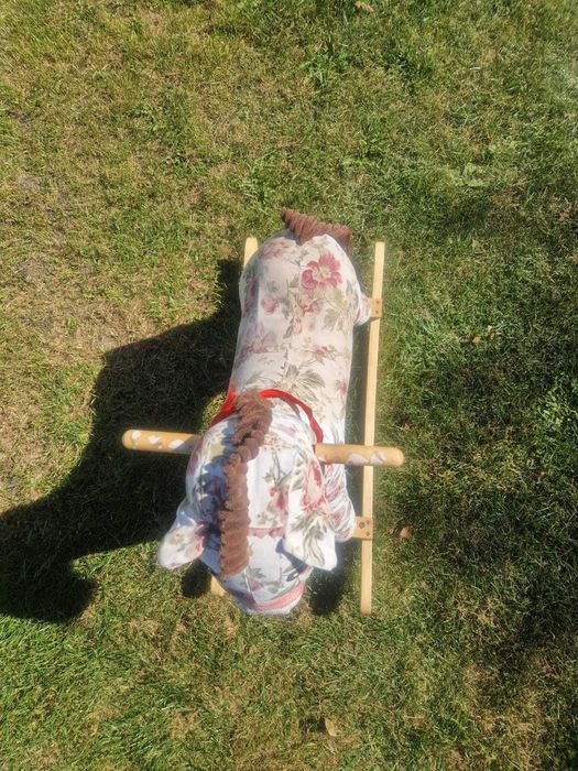 Konik na biegunach Nefere Pink Flora, wydaje dźwięki