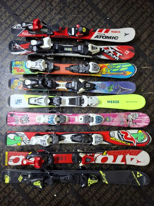 narty dziecięce 80-90cm Atomic Head Wedze Fischer Nordica