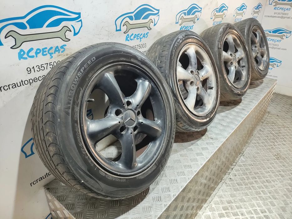 Conjunto Jantes 16 Originais Mercedes Benz SLK R170 7J 8J ET37 ET30