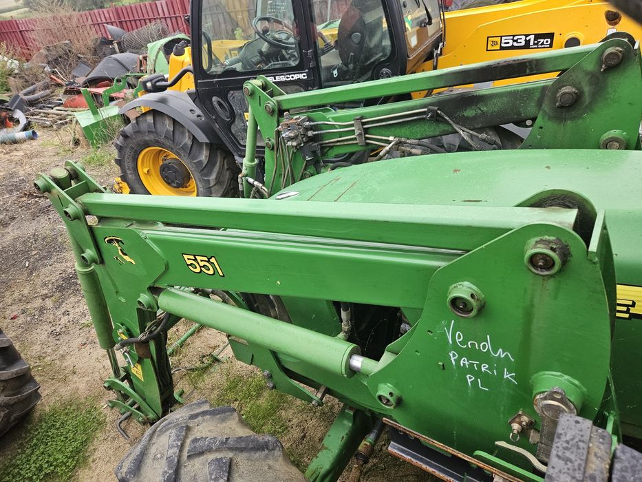 Ładowacz czołowy tur john deere oryginalny 551 pasuje do 5620,5720  58