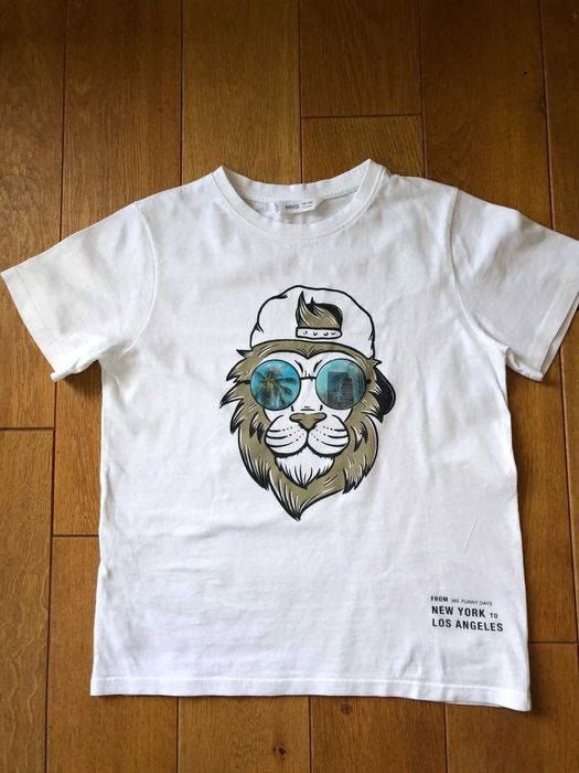 T-shirt biały - rozmiar 128