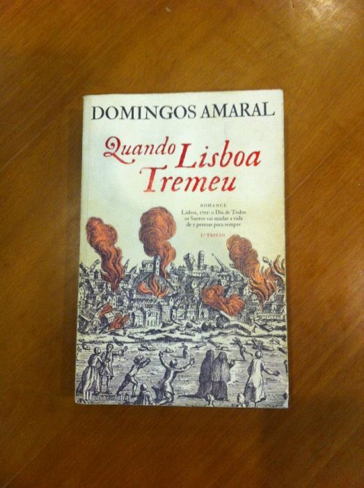 Livro Quando Lisboa Tremeu de Domingos Amaral