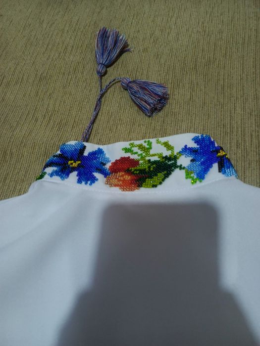 Вишиванка вишита бісером (ручна робота)