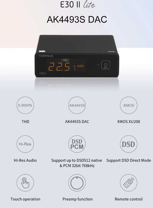 DAC\ЦАП Topping E30 II Lite