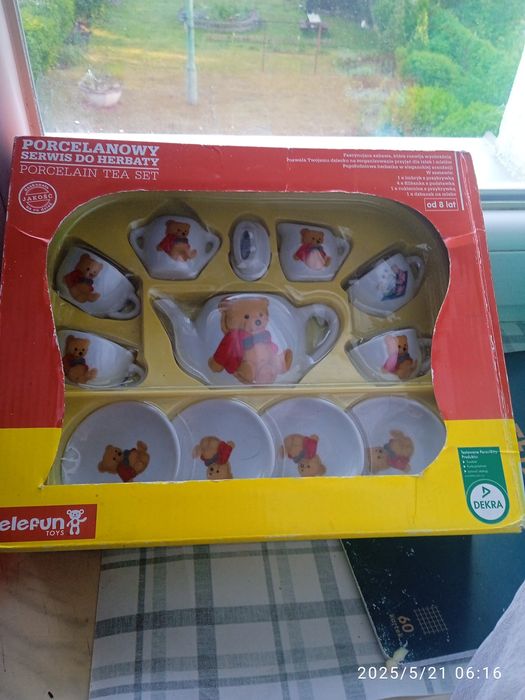 Dla dziecka serwis porcelanowy do herbaty