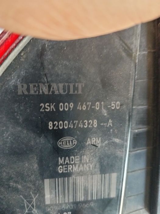 Farolim Renault Scenic original 2005 esquerdo