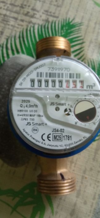 Licznik do wody pitnej.