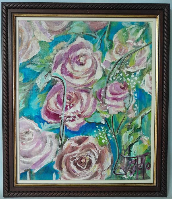 Pintura acrílica sobre tela original