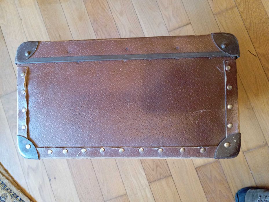 Mala de cartão de viagem ( genuína em cartão prensado )