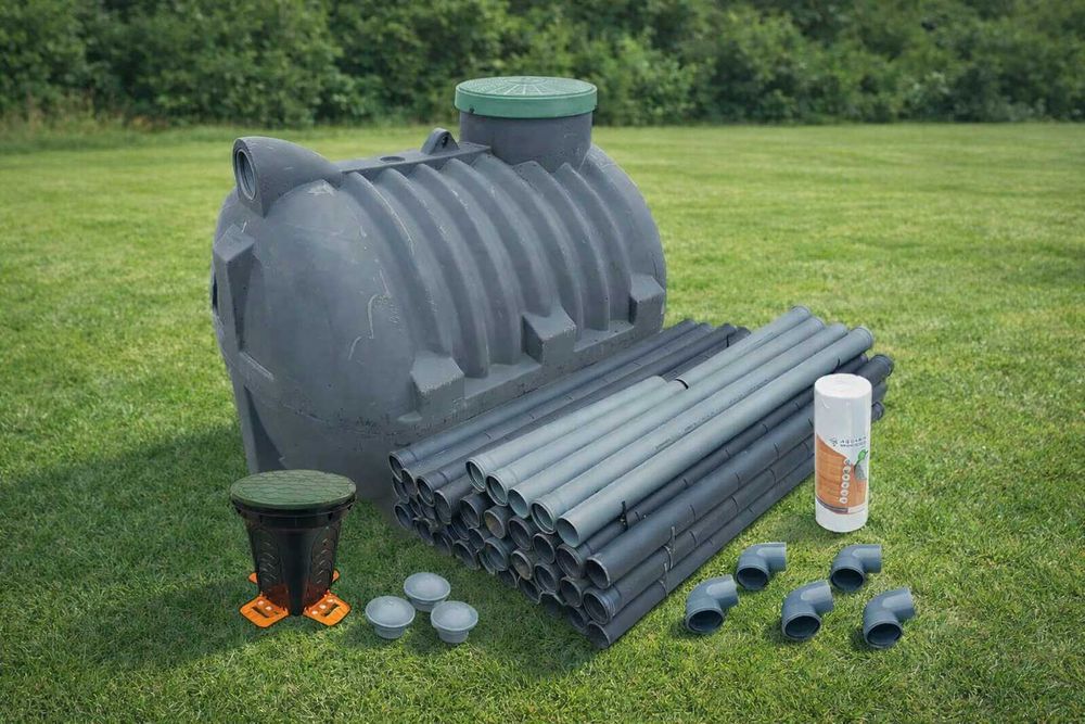 Oczyszczalnia Ścieków 3000l na drenażu do 6 os szambo ekologiczne 48mb