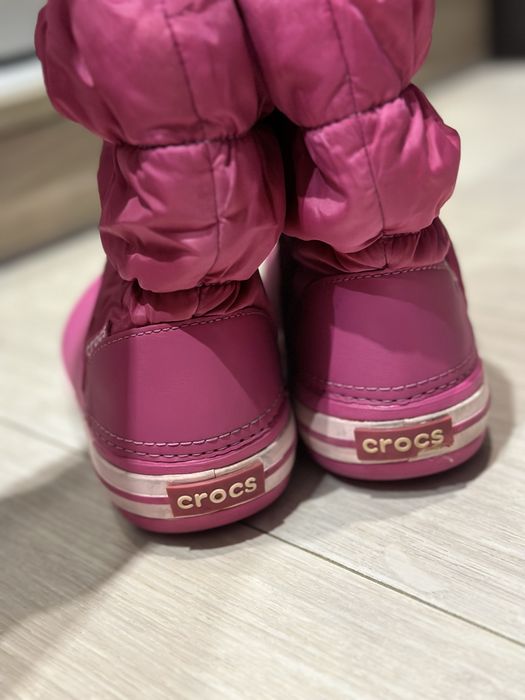 Зимові гумові чоботи (резинові сапоги) Crocs Winter Puff Boot