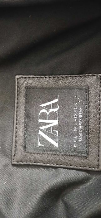 Kurtka skórzana ramoneska męska Zara