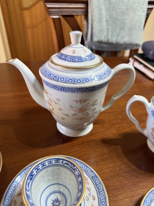 Serviço café bago arroz porcelana chinesa