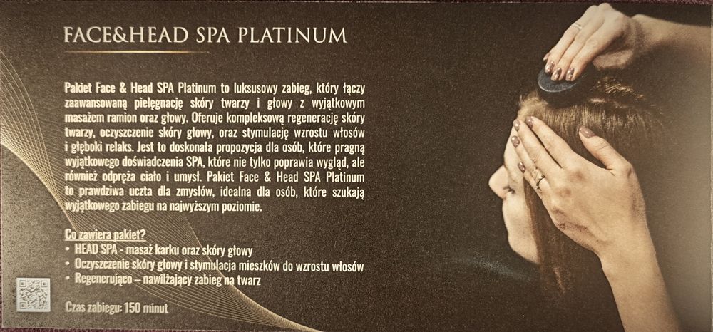 Voucher na zabieg "Face&Head Spa Platinium" w Skinline Clinic Warszawa