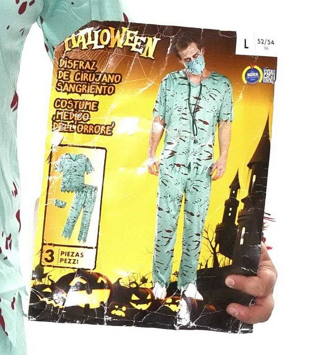 Костюм на Хелловін лікар смерть мертвий лікар хірург зомбі L 52-54 р-р