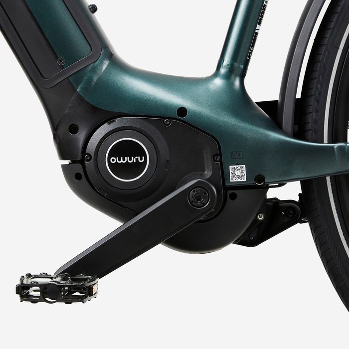 BICICLETA ELÉTRICA DE CIDADE COM MOTOR AUTOMÁTICO OWURU QUADRO ALTO