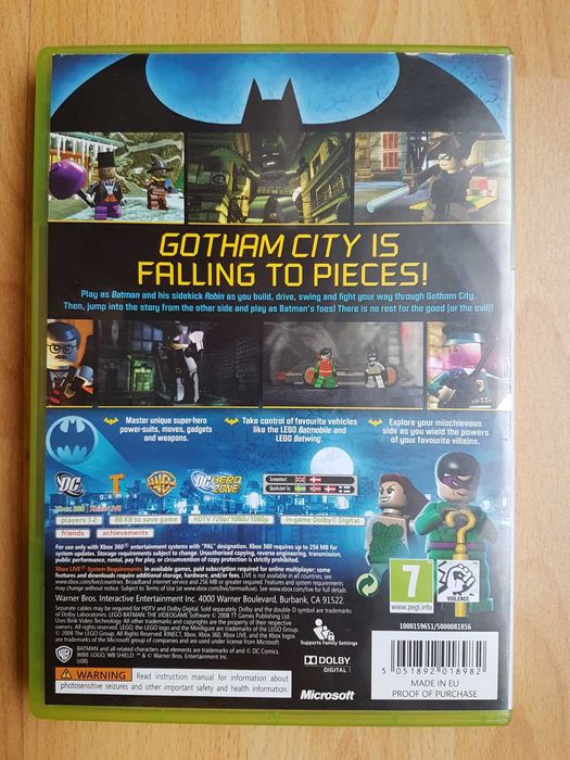 Lego Batman na Xbox 360 Xbox One S X