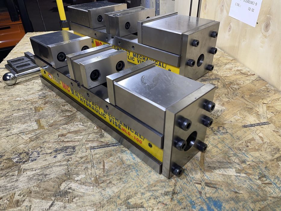 Тиски Лещата прецизійні Двозатискні MLD 100-160