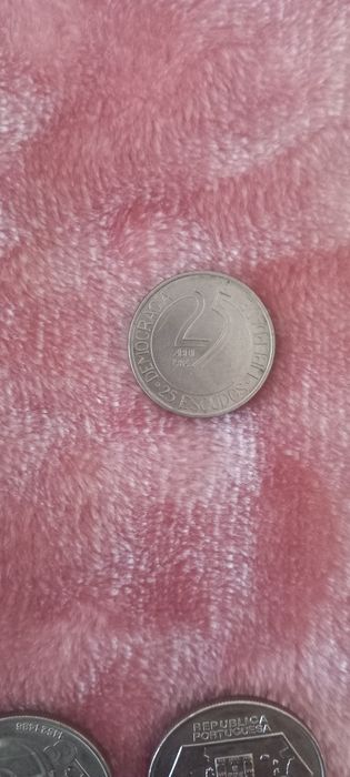 Moedas raras de colecção em prata
