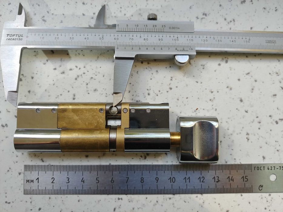 Цилиндр ABLOY PROTEC2 CY323 97T (61x36T) CR ключ-тумблер