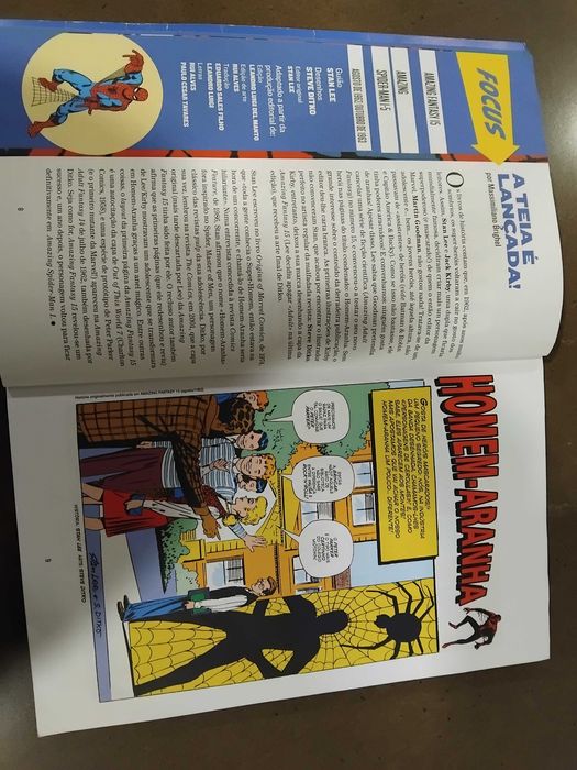 Livro  novo do Homem Aranha