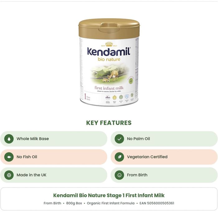 Kendamil Bio Nature First Infant Milk 800 g (4х)