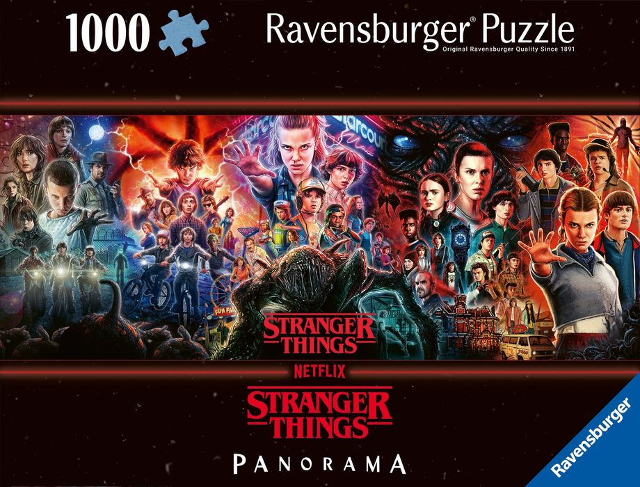 Puzzle Ravensburger 1000 elementów Stranger Things 1000 elementów Panorama