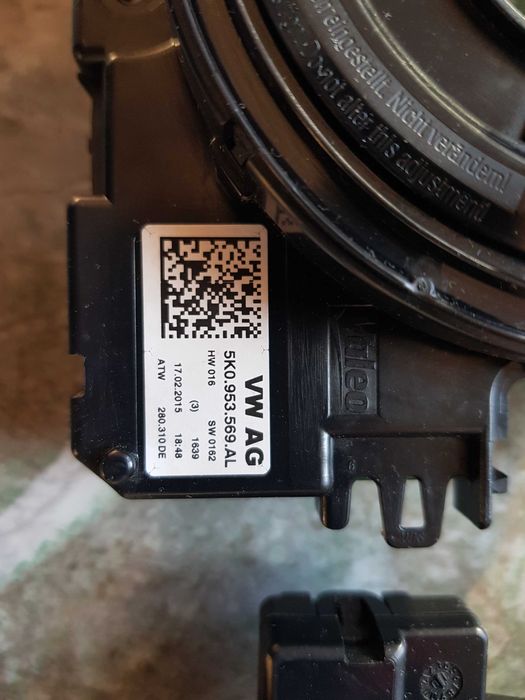 Подрулевой шлейф, шлейф руля 5K0953569 VW, Skoda