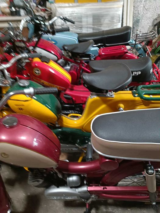 Mottas antigas restauradas — Famel, Zundapp, Casal, Hercules