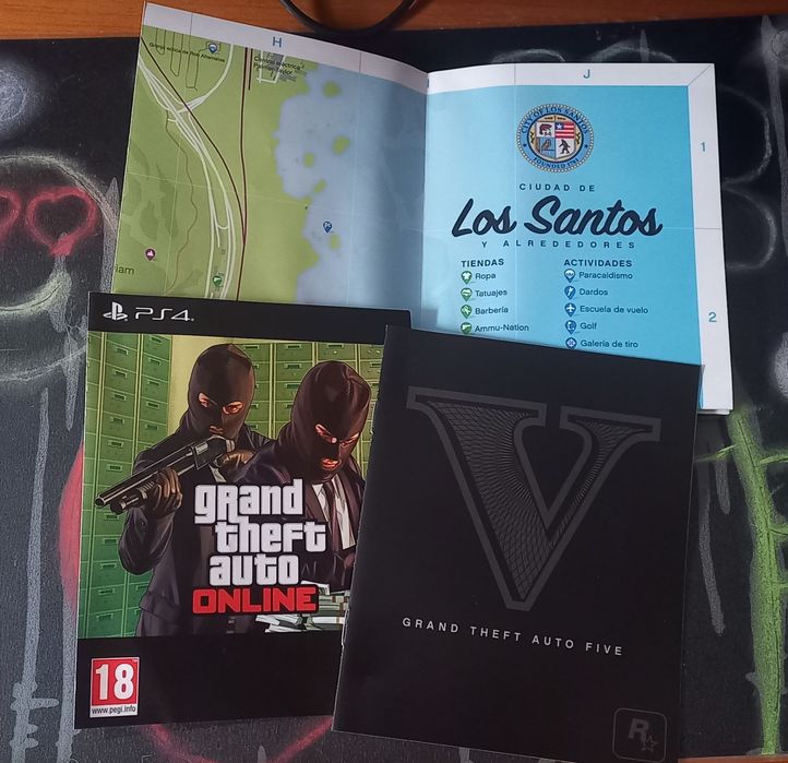 Manuais e mapas de jogos PS2, PS3 e Xbox 360