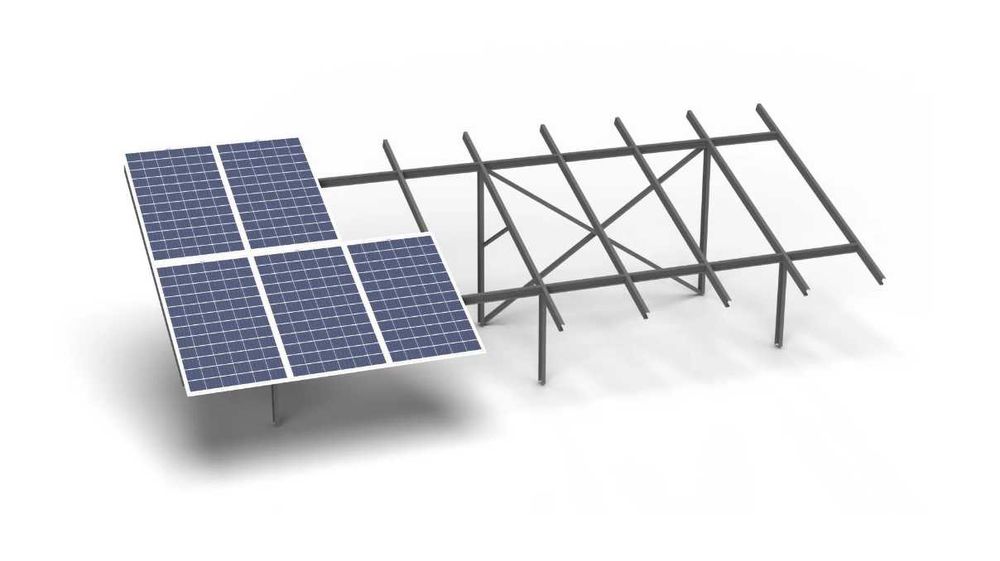 Konstrukcja gruntowa pod bifacialne bifaciale powłoka magnelis gwarancja