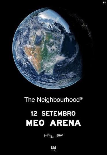 Dois bilhetes Concerto The Neighbourhood - Golden Circle - 12 Setembro
