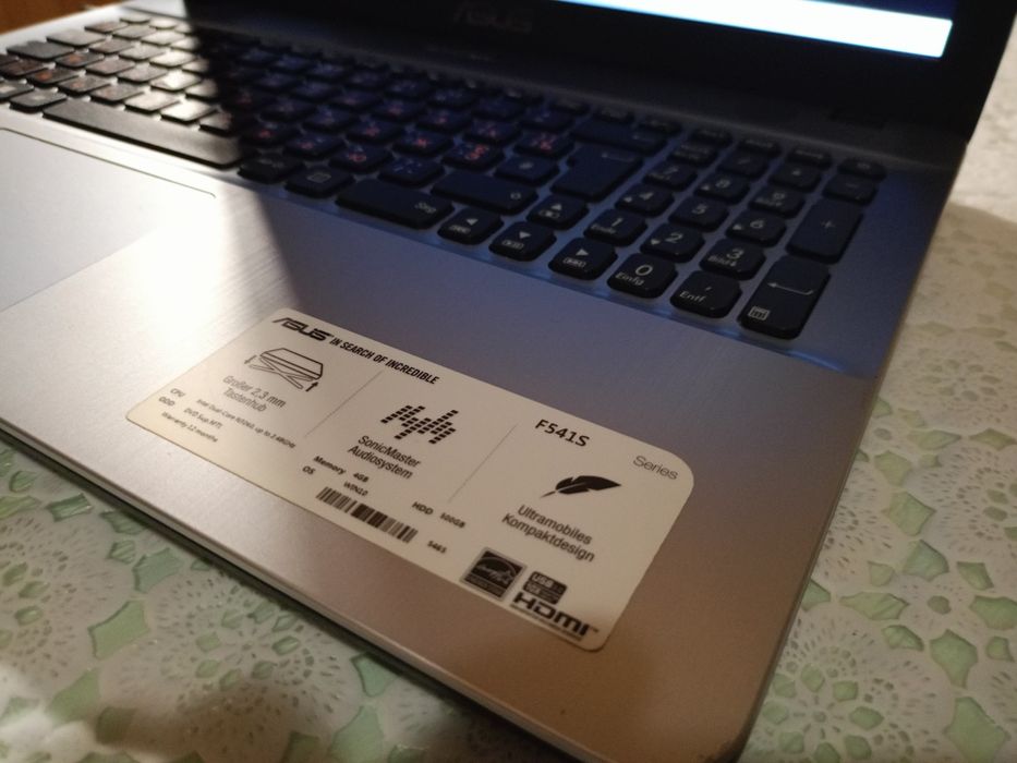 Asus x541sa 4gb опер 500gb жор.диск