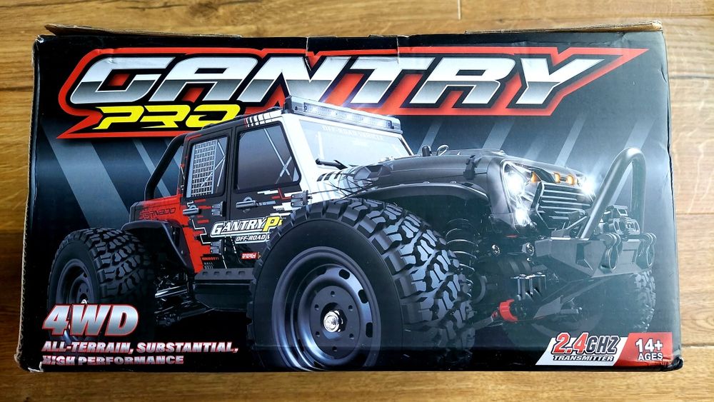 Model RC GANTRY PRO 4WD skala 1:16 bezszczotkowy 70km/h brushless