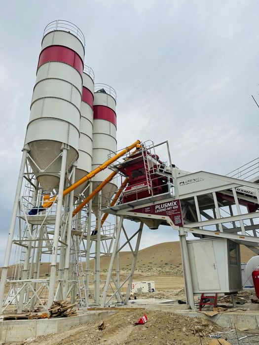 NOWY Mobilny Wezel Betoniarski 100m3/na godzine PLUSMIX