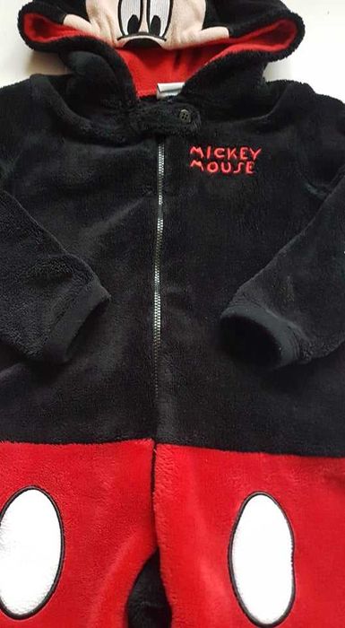 Pajacyk   polarowy Myszka Miki   18-24 m