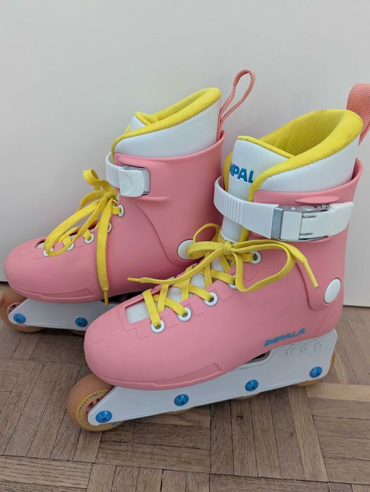 Rolki Impala różowo żółte