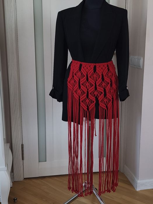 Пояс макраме припинда