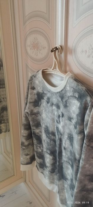 Теплый мужской свитшот