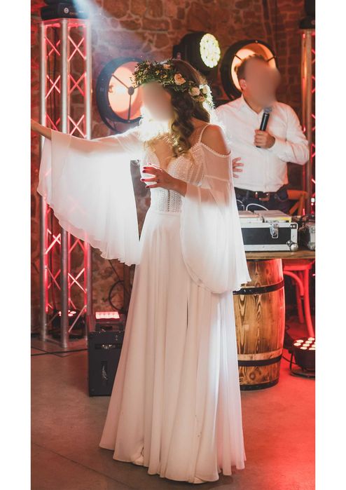 Suknia ślubna BOHO / rustykalna
