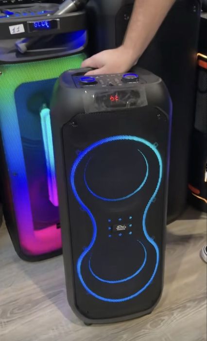 колонка портативная fm радіо колонка блютуз Bluetooth PartyBox