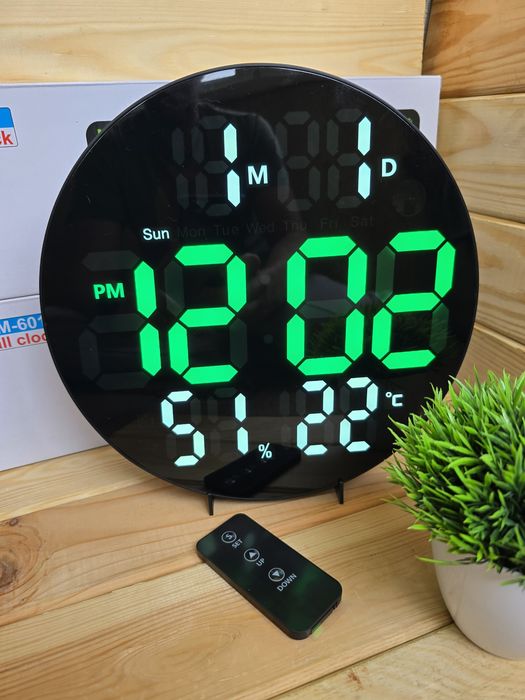 Часы настенные 3813 годинник настільний часи led великі  наcтінні