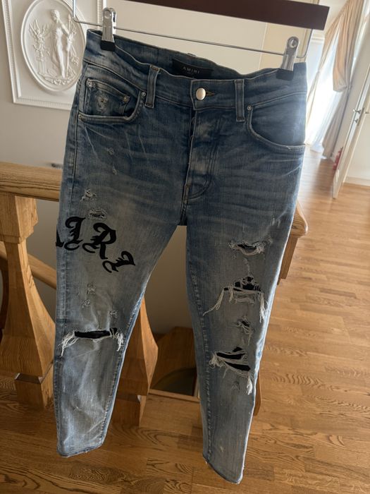 Amiri old english jeans (very rare)